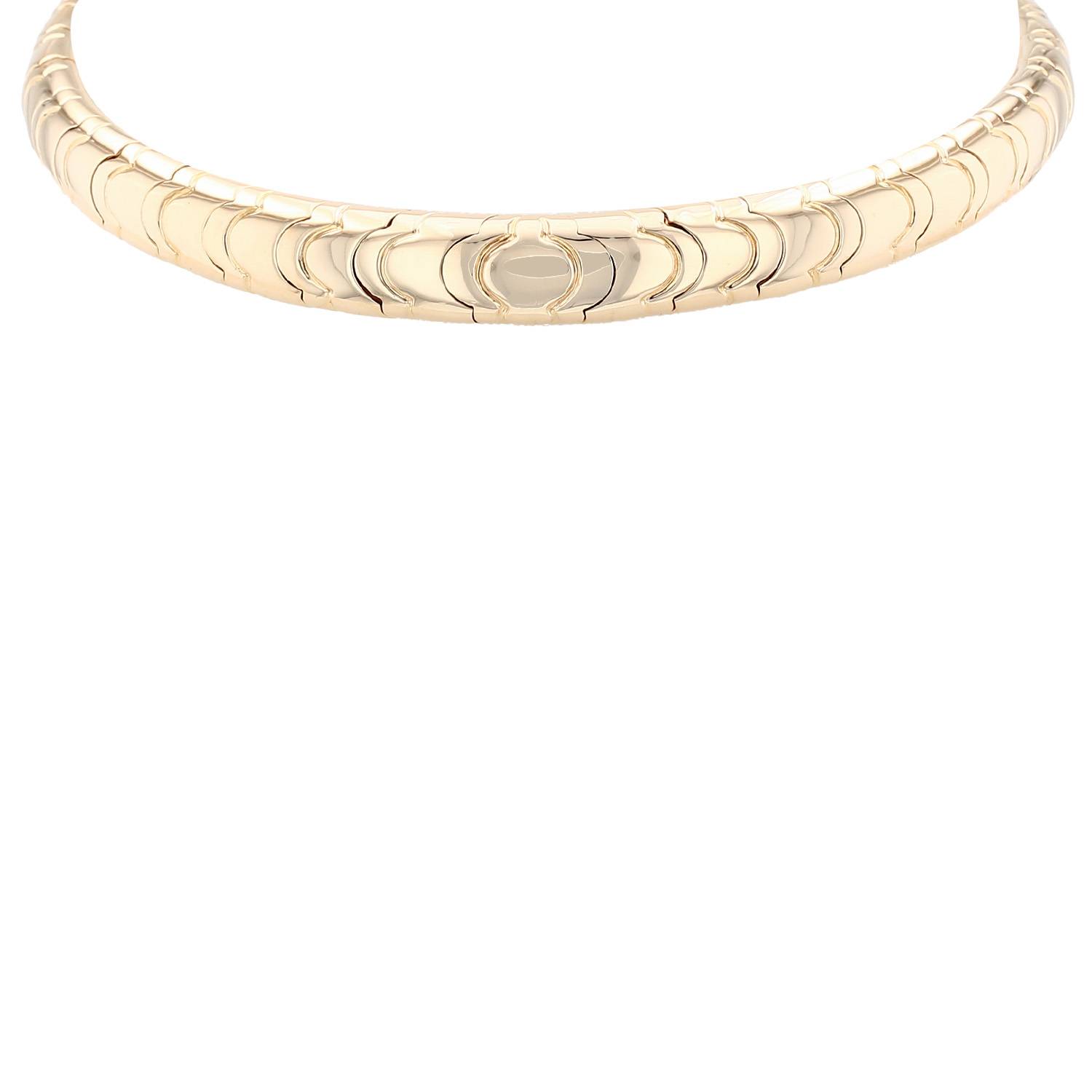 00pp-half-flexible-marina-b-linked-necklace-in-yellow-gold-and-stainless-steel