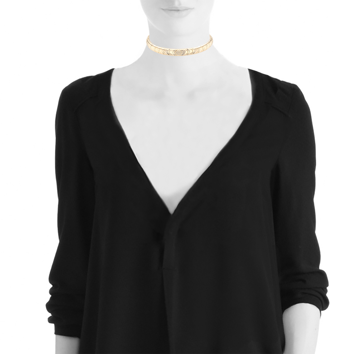 D1-half-flexible-marina-b-linked-necklace-in-yellow-gold-and-stainless-steel